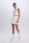 Defactofit Sports Mini Tennis Skirt with Inner Tights A2514Ax25Sp - 3
