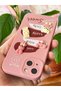 iPhone 15 Case Designed with Patterned Camera Protection Rabbit Pink Soft Silicone Cover - 7