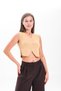 Women's V-Neck Buttoned Summer Crop Knitwear Vest - 3