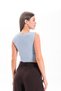 Women's V-Neck Buttoned Summer Crop Knitwear Vest - 7