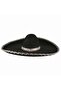 Sombrero Mexican Hat with Silver Stripe Adult Size - 2