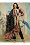 Printed Round Neck Kurta and Trousers with Dupatta Set