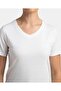 Atheisure-Womens V-N T-Shirts AW89-0105-WHITE - 4