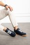 Casual Unisex Sneaker Lace-Up Striped Ergonomic Sports Shoes - 4