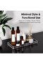 Clear Acrylic Vanity Tray - Toilet Tank/Bathtub Organizer for Soap, Towel, Candle, 11.8" - 4
