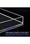Clear Acrylic Vanity Tray - Toilet Tank/Bathtub Organizer for Soap, Towel, Candle, 11.8" - 6