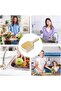 Food Strainer Drainer Bowl with Handle, Microwavable Leakable Sieve 19.5x9.2x4.5cm for Kitchen - 5