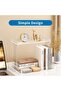 2-Tier Acrylic Countertop Organizer - Clear Bathroom & Kitchen Vanity Tray for Cosmetic Storage - 5