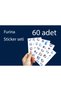 Genshin Furina Set of 60Pcs Stickers -2Cm - Anime Sticker - 2