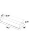 Acrylic Toilet Paper Holder with Storage - Clear Tank Tray with Handles for Bathroom Organization - 3