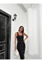 Women S Minimal & Stunning: Square Neck Button Midi Dress Modern Design - 2
