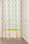 Special Design Flower Leaf Ethnic Ancient Line Patterned Digital Printed (Single Wing) Modern Stylish Background Curtain