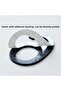Flat -Wall - Door Number 3 mm Laser Cut Black Plexi Self Adhesive No -3 Three - 2