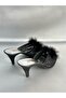 Feathered Bride Slippers