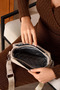Women's Embossed Printed Hand and Shoulder Bag Suitable for Daily Combinations - 6
