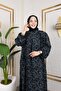 Robalı Patterned Viscose Dress - Green / E0126 - 4