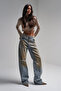 Women's T Denim Color Special Wash Design Loose Fit Denim - 3