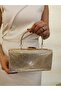Beegi Women's Snake Leather Image Golden Evening Dress Clutch Night Chain Wedding Bag - 5