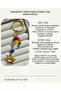 Manifest Happysun Happiness Talisman Natural Stone Keychain (Citrine - Lapis Lazuli - Agate) - 3