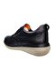 Comfortable Leather Sports Men's Shoes Black - 2