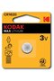 KODAK MAX CR1620 Lithium 3V Batteries - 2 Pieces