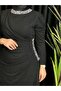Luxury Evening Dress with Self-Glittering Stones - 5