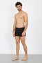 Fashion line men's large size cotton Stretch Fabric boxer black 40134 - 3