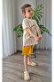 Dinosaur Bloods and Shorts/Stone Tshirt for 2 Sets Boys Piping Detailed Mtye0026 - 4