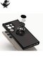 Samsung Galaxy S25 Ultra Compatible Case with Magnetic Ring Edges Colorful Not Fingerprints Cover - 3