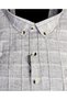 Large Size Short Sleeve Poplin Linen Shirt Plaid Suitable for 120Kg-165Kg - 3