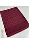 شال إليجانس مونوغرام-75×190- 090700 -942 كلاريت أحمر داكن