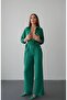 Women's Shirt Collar Loose Leg Jumpsuit (Original Visual and Video Used) - 2