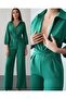 Women's Shirt Collar Loose Leg Jumpsuit (Original Visual and Video Used)