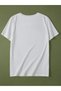 Women's Oversize Salas T-Shirt Abstract Face Line Art - 5