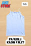 Women's 100% Cotton Undershirt - Single Pack for Everyday Comfort (White/Grey/Black) - 2