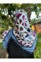 Handcrafted Edge Beaded Writing Cheesecloth Dowry Gift