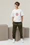 +18 Printed Men's Crew Neck Cotton Oversize Short Sleeve T-Shirt