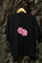 Dice Printed Women's Crew Neck Cotton Oversize Short Sleeve T-Shirt - 2