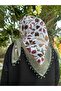 Handcrafted Edge Beaded Writing Cheesecloth Dowry Gift - 3