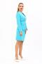 Single Button Classic Jacket & Slit Straight Tight Skirt - Turquoise - 1044502 - 3
