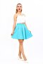 Short Flared Skirt - Turquoise - 5517100