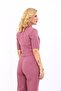 Men's Collared Short Jacket-Rose - 1053100 - 3