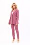 Men's Lapel Single Button Classic Jacket & Slim Fit Trousers-Rose - 1025510 - 2