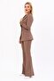 Men's Classic Jacket with Lapel Pockets & Spanish-Cut Trousers - Brown - 1062530 - 2