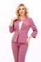 Zero Collar Plain Short Jacket-Rose - 1015100
