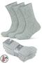 Set of 3 Norwegian Type Moline Wool Underfoot Half Towel Winter Thermal Men's Socks 6001