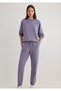 Lux Touch Tencel Tm Purple Modal Sweatshirt 168837-70608