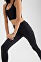High Waist Fitted Soft Hairy Waist Hugging Basic Plain Sports Tc Leggings W8206Az24Sp - 3