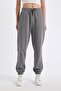 Standard Fit Thick Jogger Sweatpants Waist Elastic Leg Basic Plain Long Size S7370Az24Wn