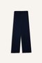 Bürümcük Trousers Navy Blue Wide Leg Wide Loose Leg Elastic Waist C0200Ax24Au - 6